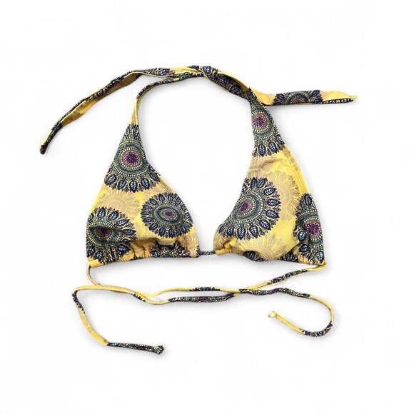 y2k paisley indie bikini top - Picture 1 of 4